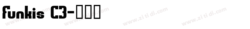 Funkis C3字体转换